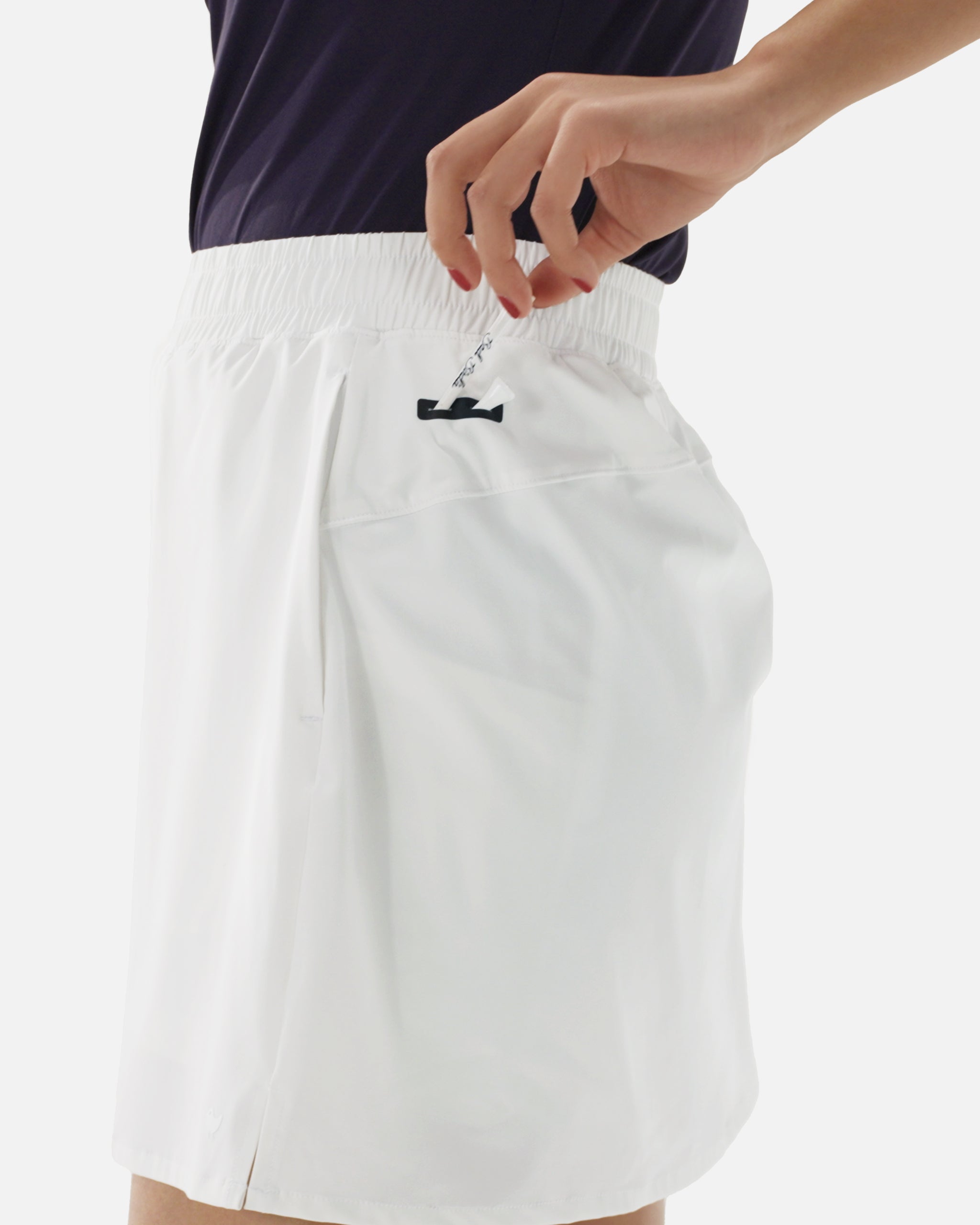 Performance Skort - Brilliant White-Women's Skort-Bad Birdie