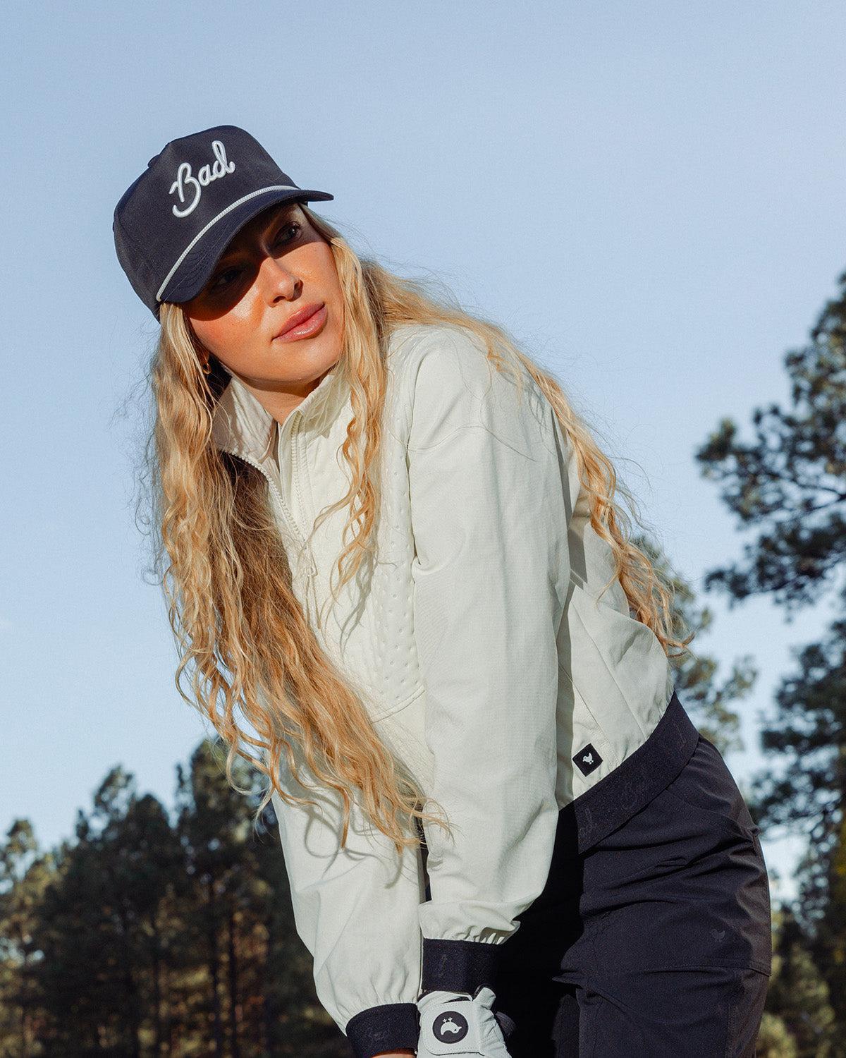 "Bad" Rope Golf Hat - Black-Hat-Bad Birdie