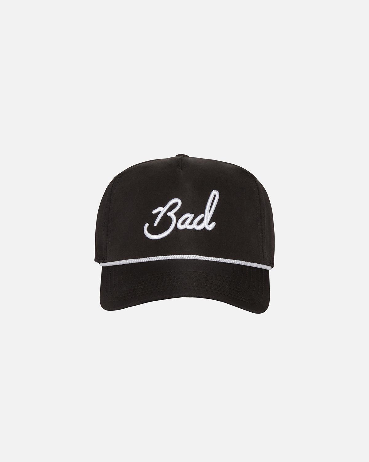 "Bad" Rope Golf Hat - Black-Hat-Bad Birdie