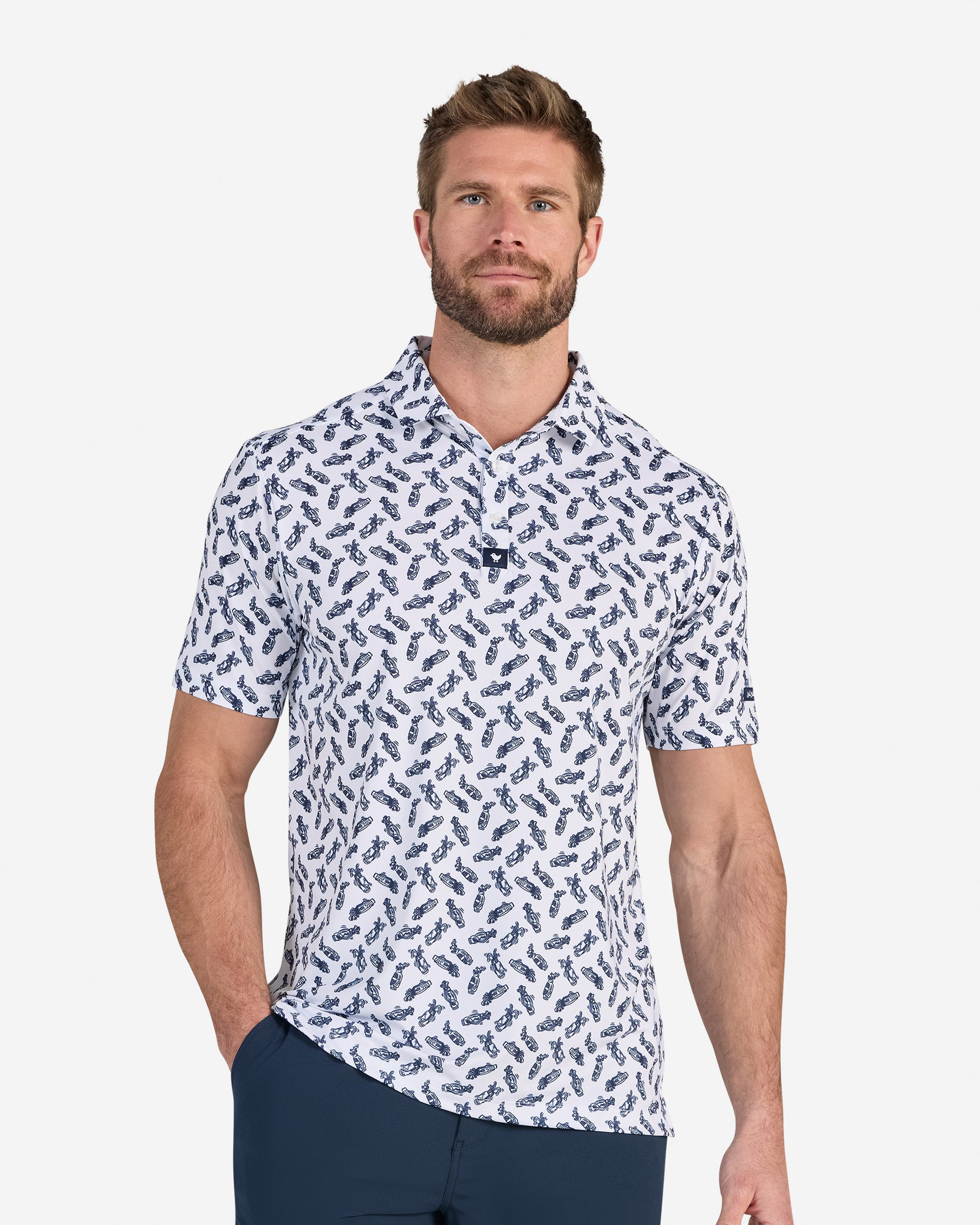 Caddie by Day-Men's Polo-Bad Birdie