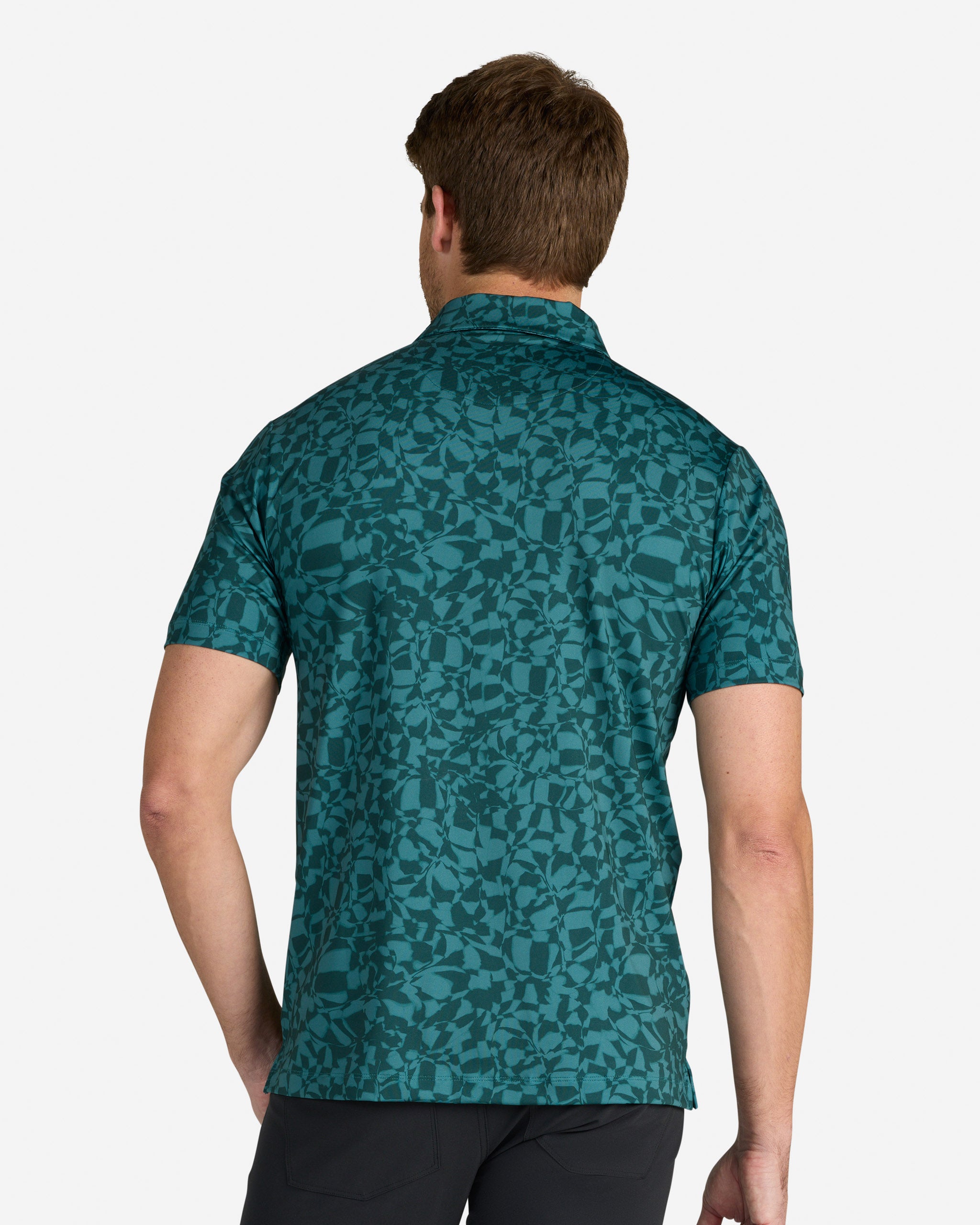 Chipped Groove - Pine-Men's Polo-Bad Birdie