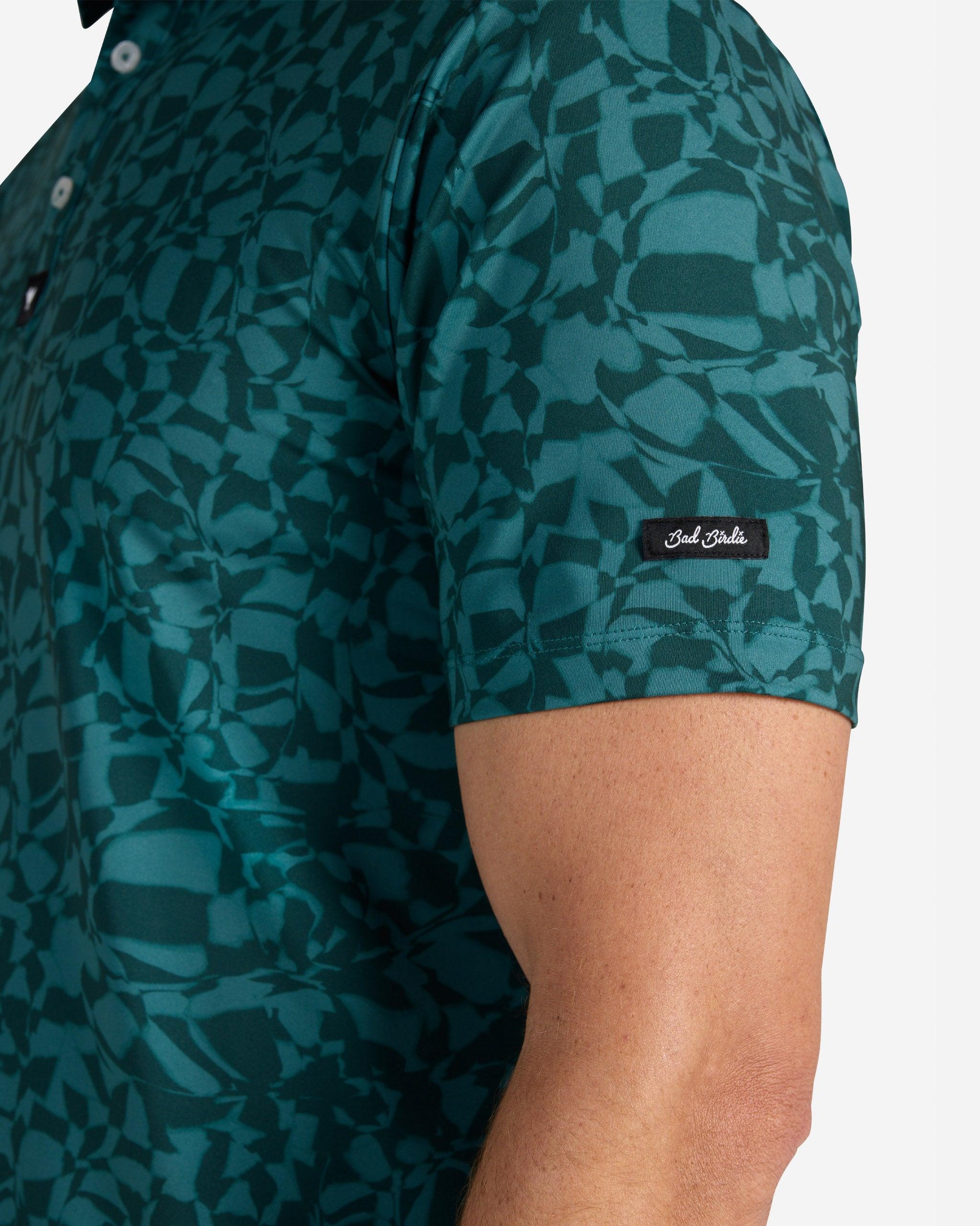 Chipped Groove - Pine-Men's Polo-Bad Birdie