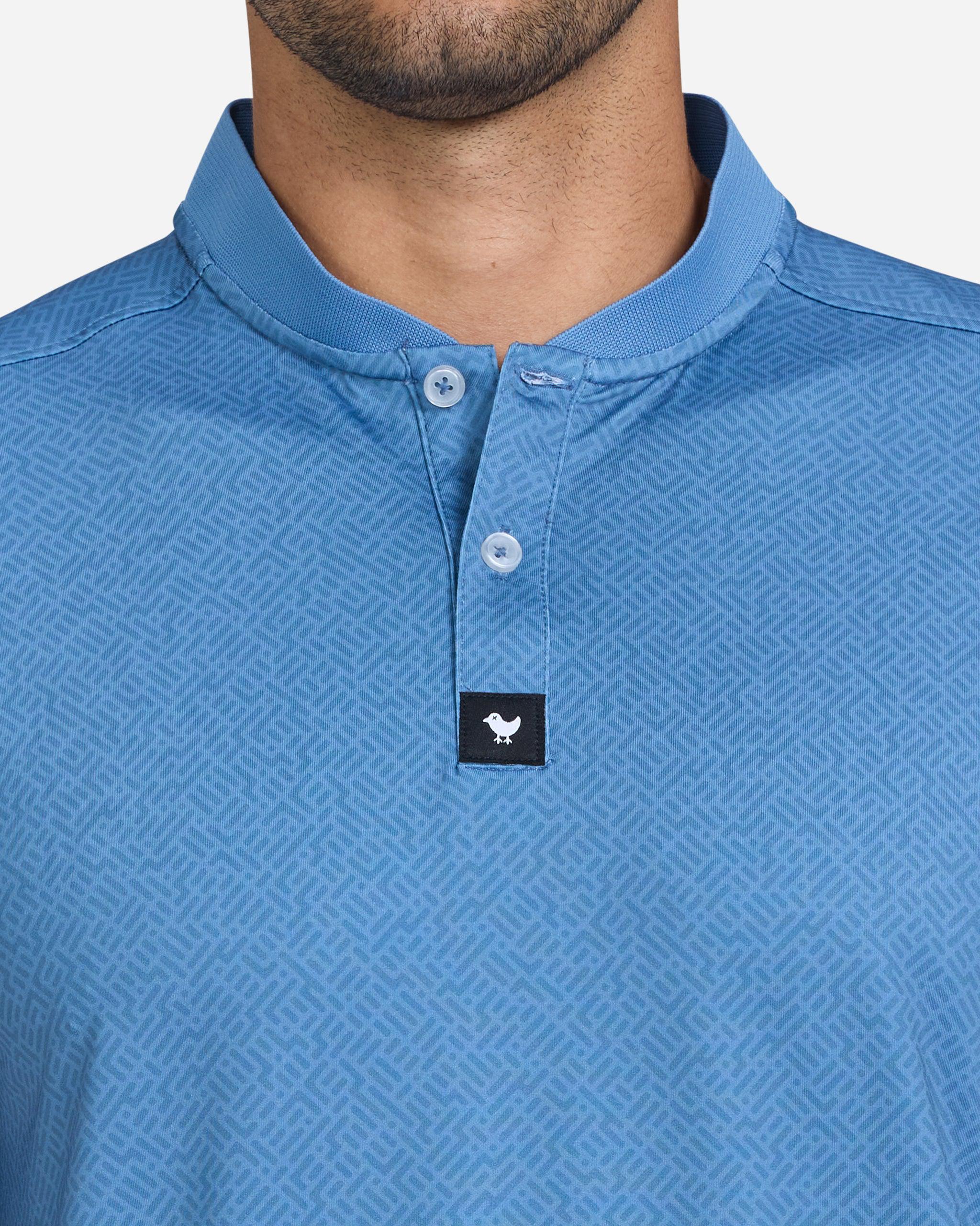 Cornet Blue-Men's Polo-Bad Birdie
