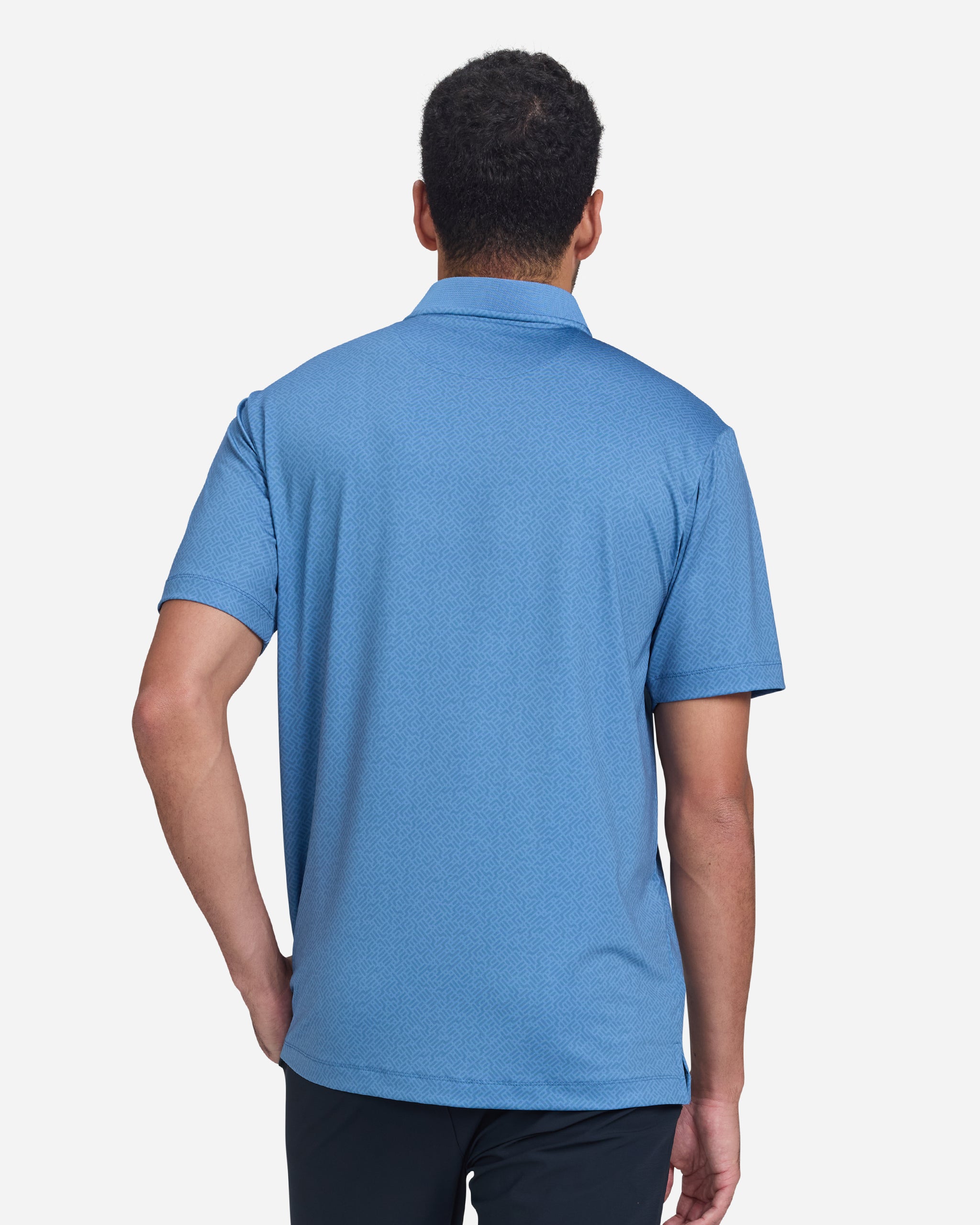 Cornet Blue-Men's Polo-Bad Birdie