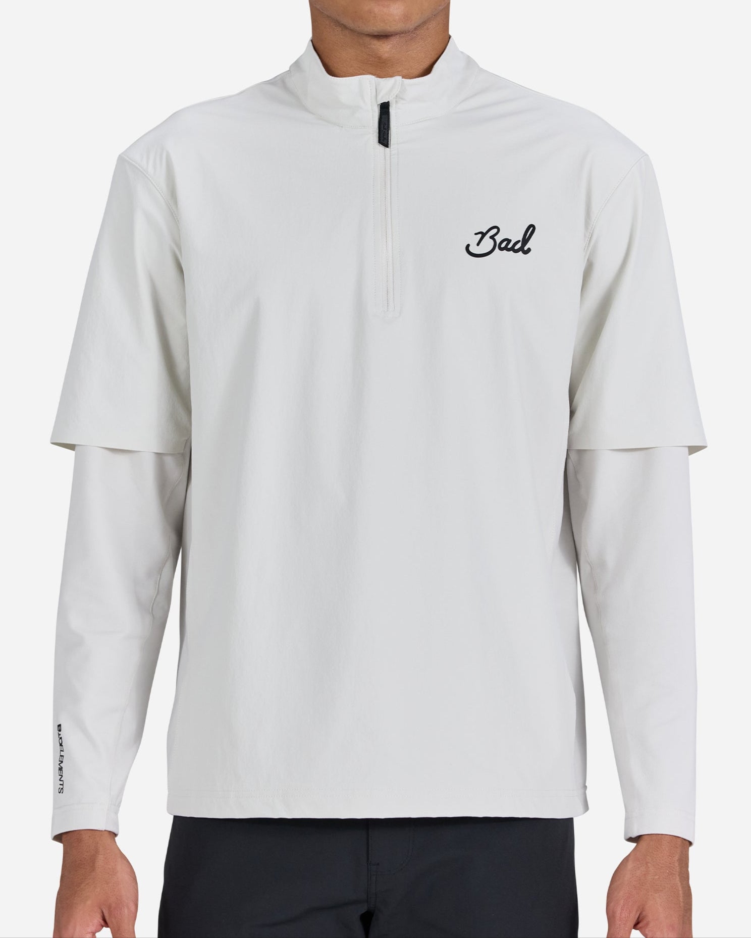 Mechanism Quarterzip - White Onyx