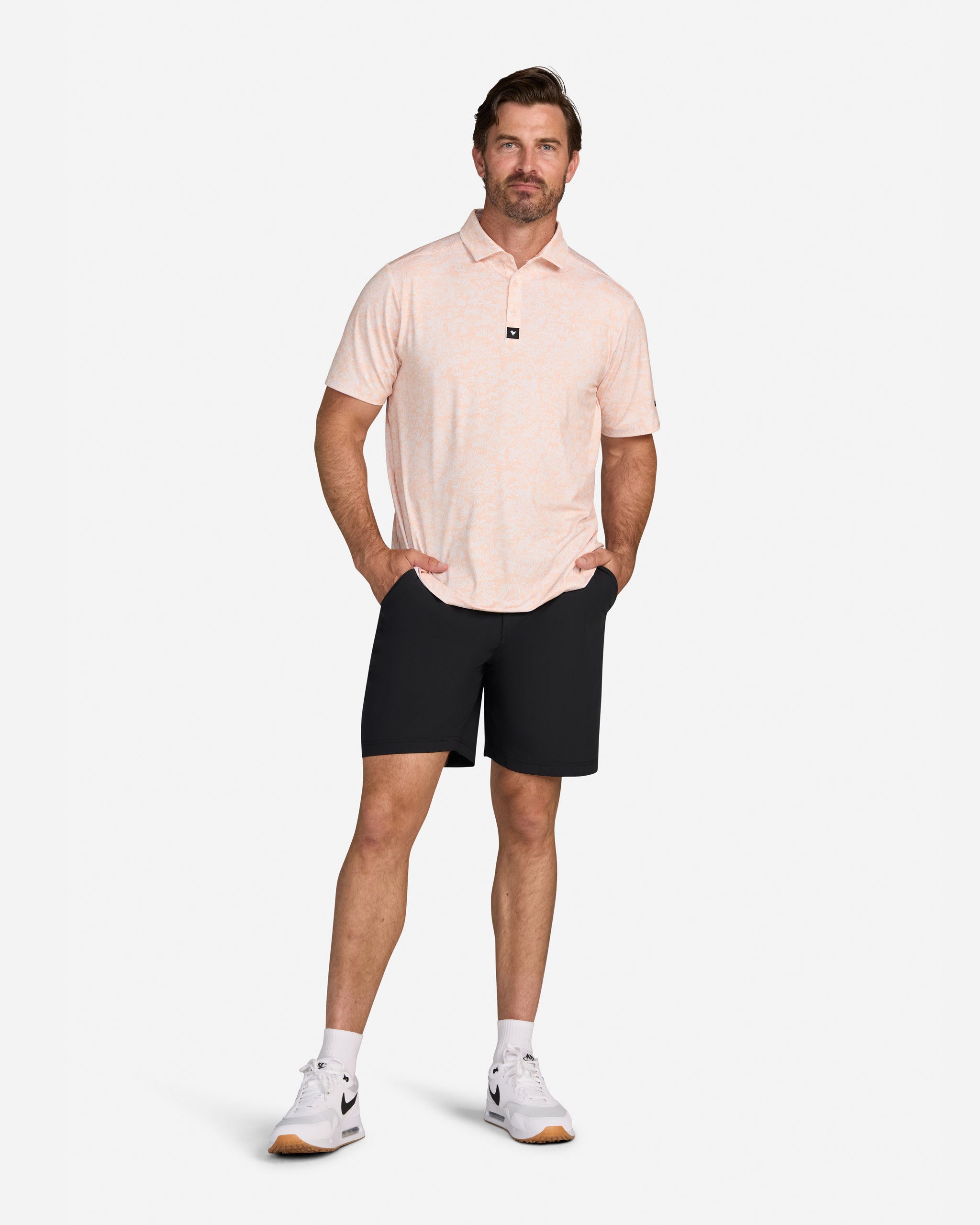 Rise and Grind-Men's Polo-Bad Birdie