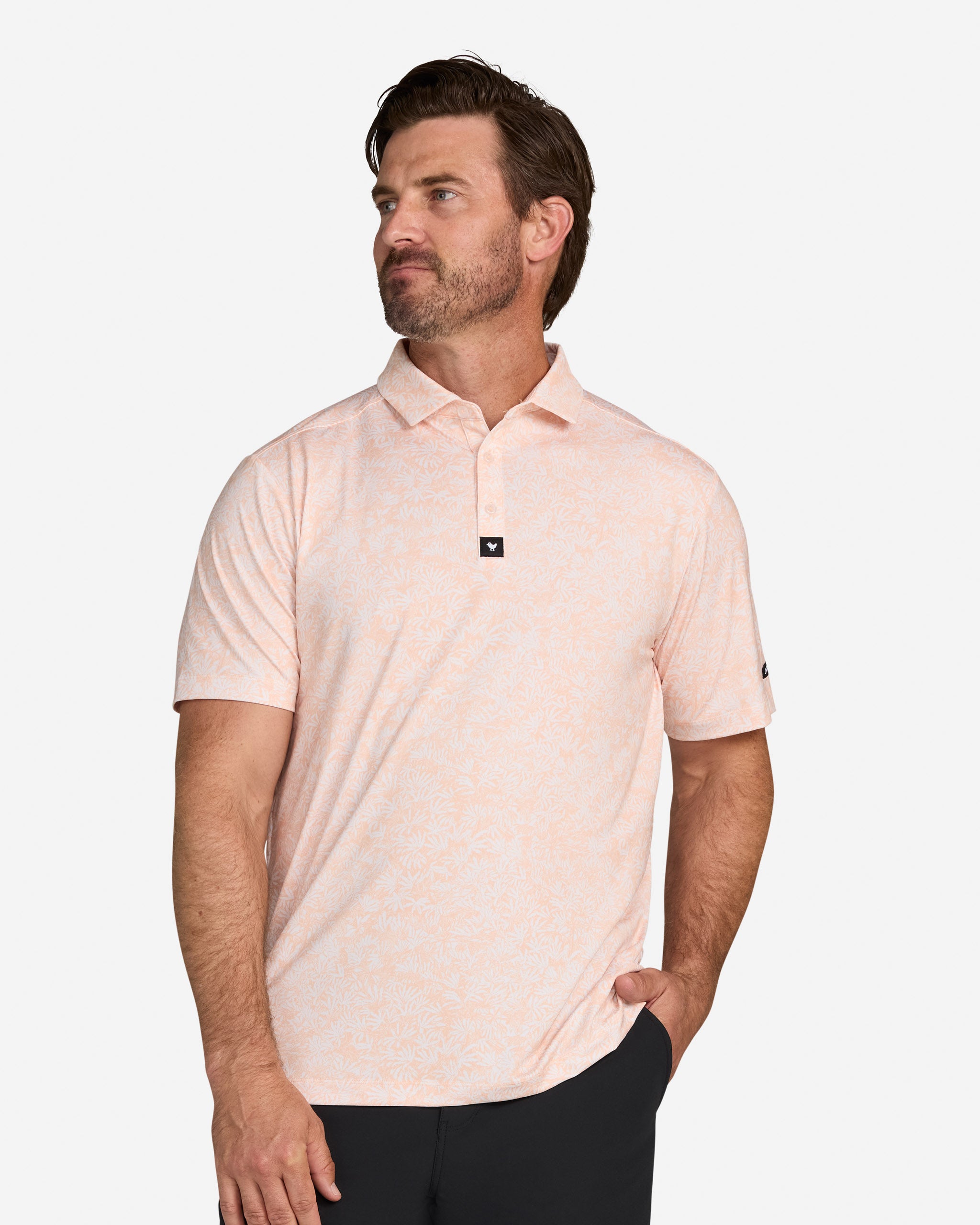 Rise and Grind-Men's Polo-Bad Birdie