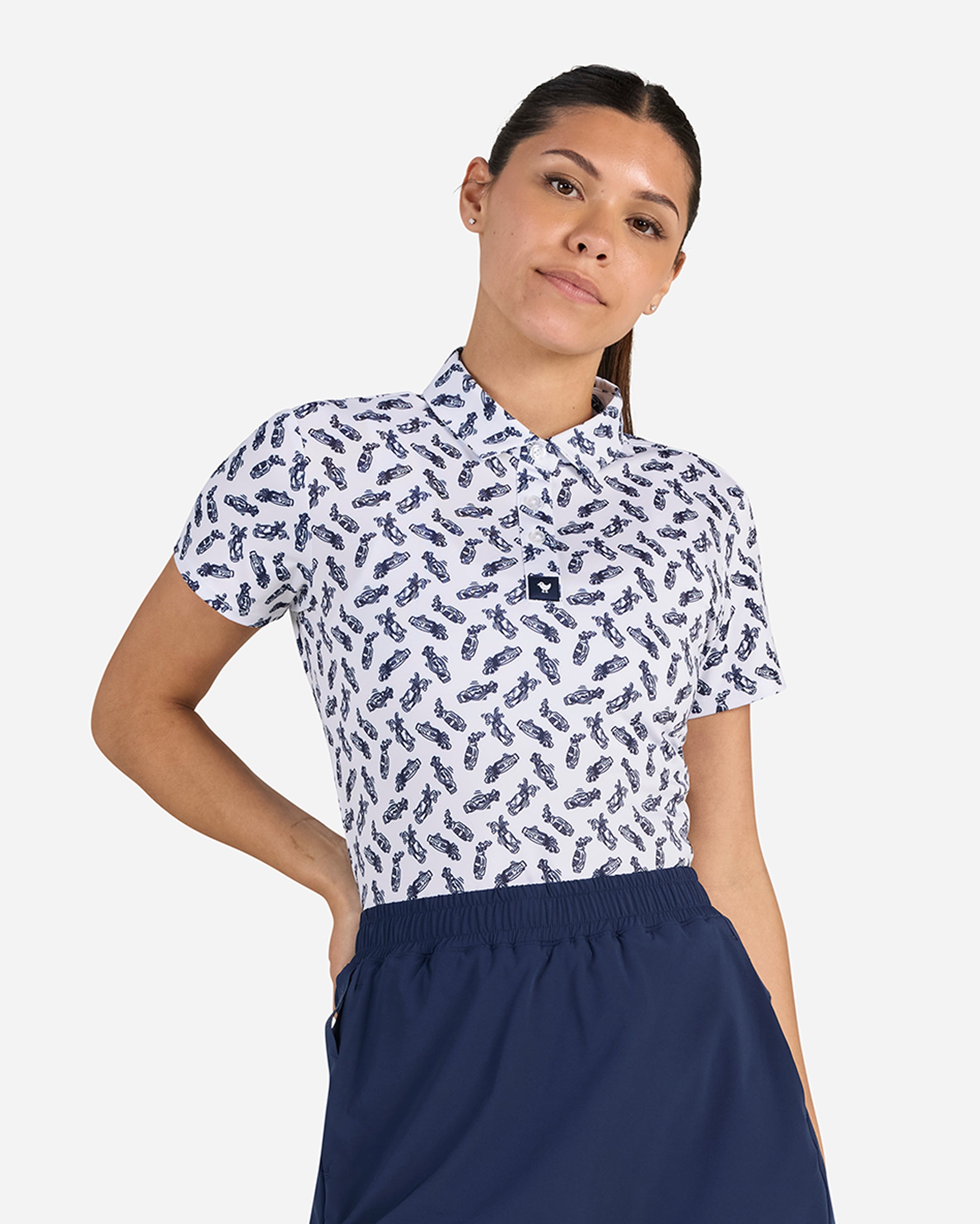 Caddie by Day-Women's Polo-Bad Birdie