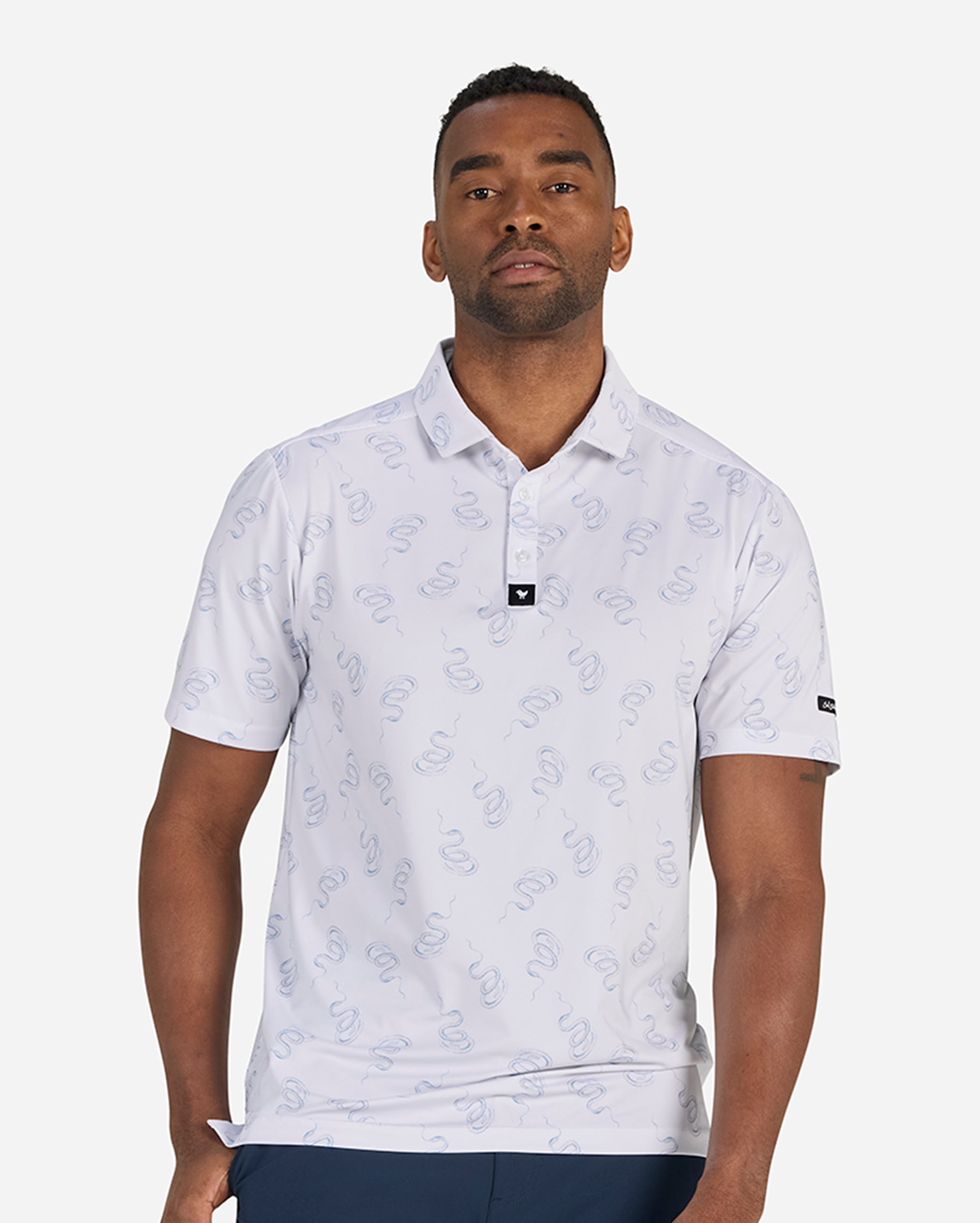 Poised to Attack-Men's Polo-Bad Birdie