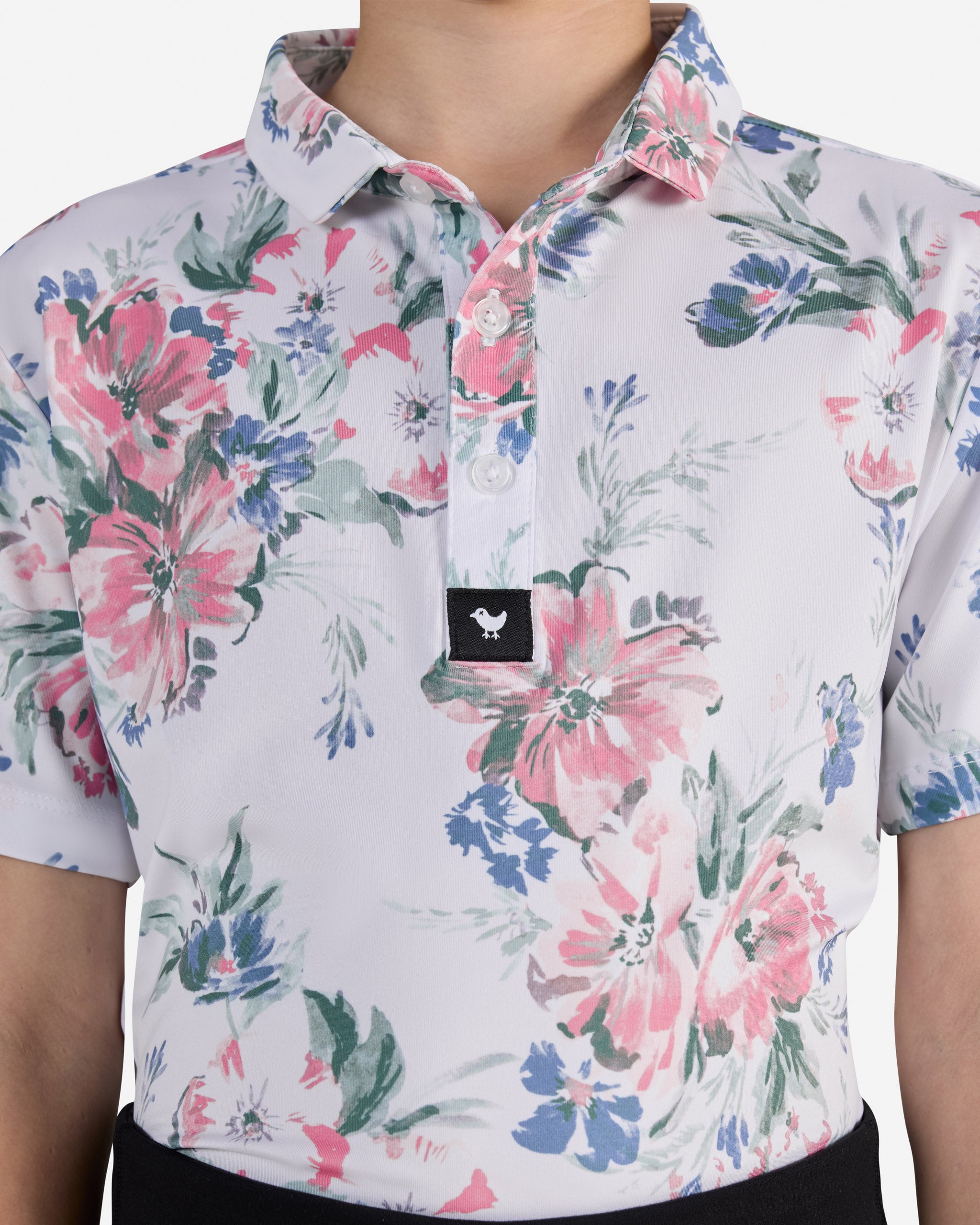 Spring Showers Youth-Youth Polo-Bad Birdie