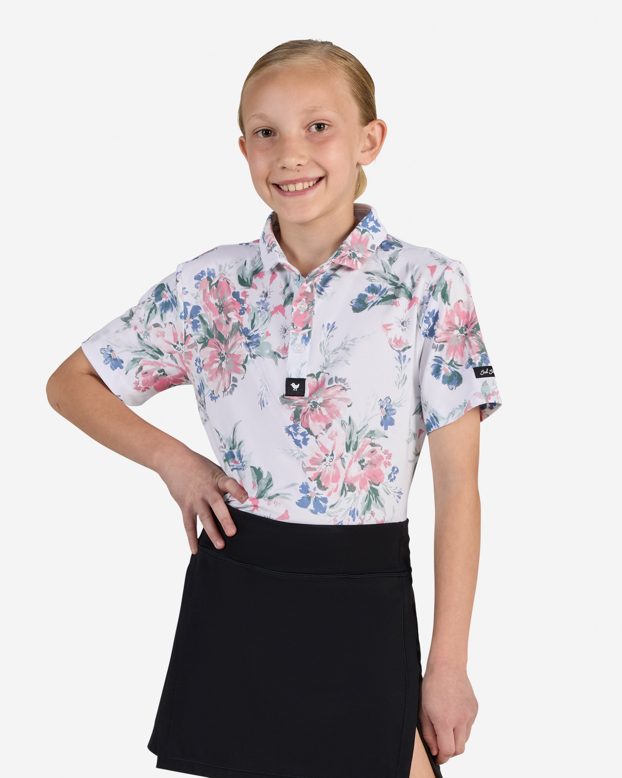 Spring Showers Youth-Youth Polo-Bad Birdie