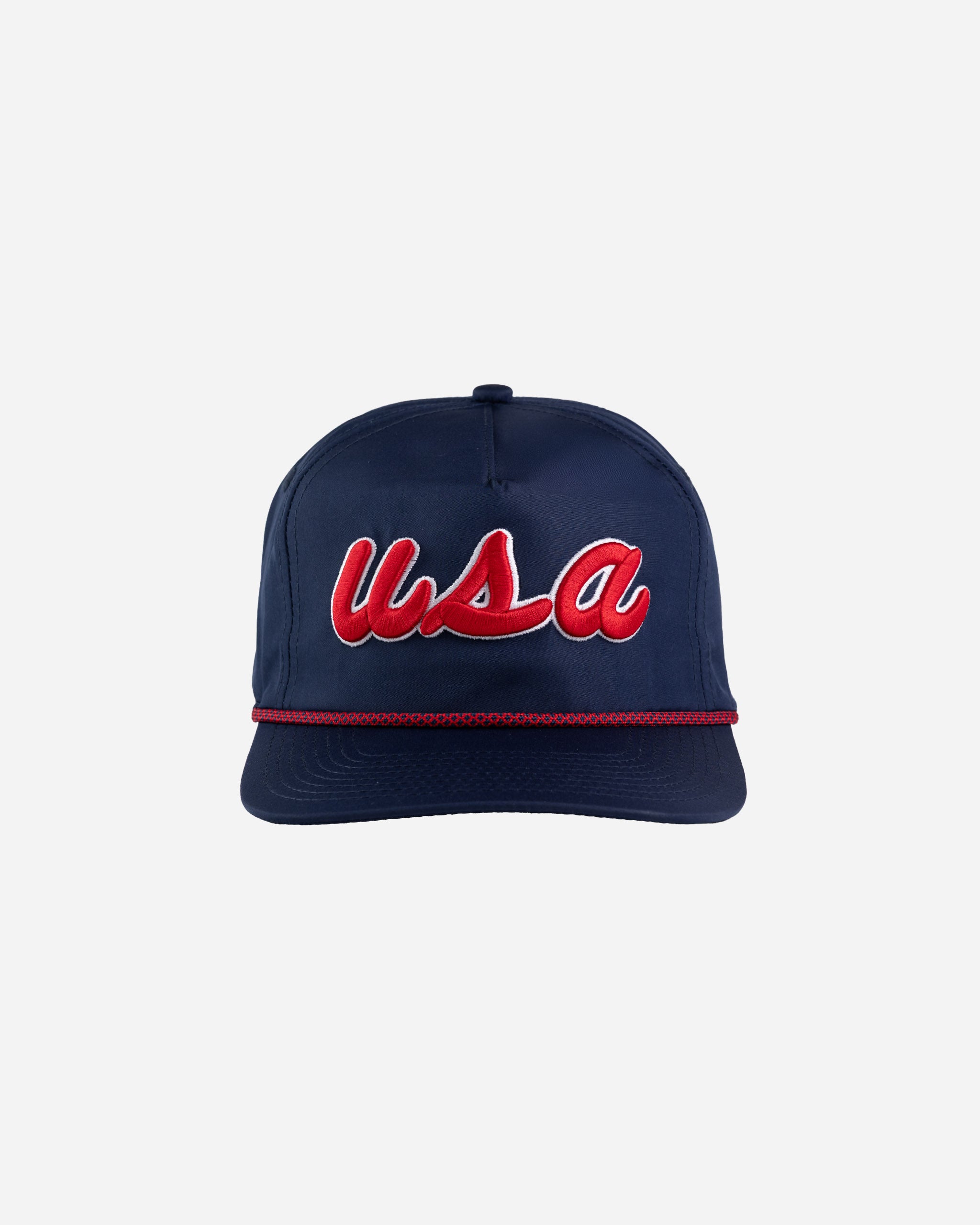 USA Rope Hat - Dark Navy-Hat-Bad Birdie