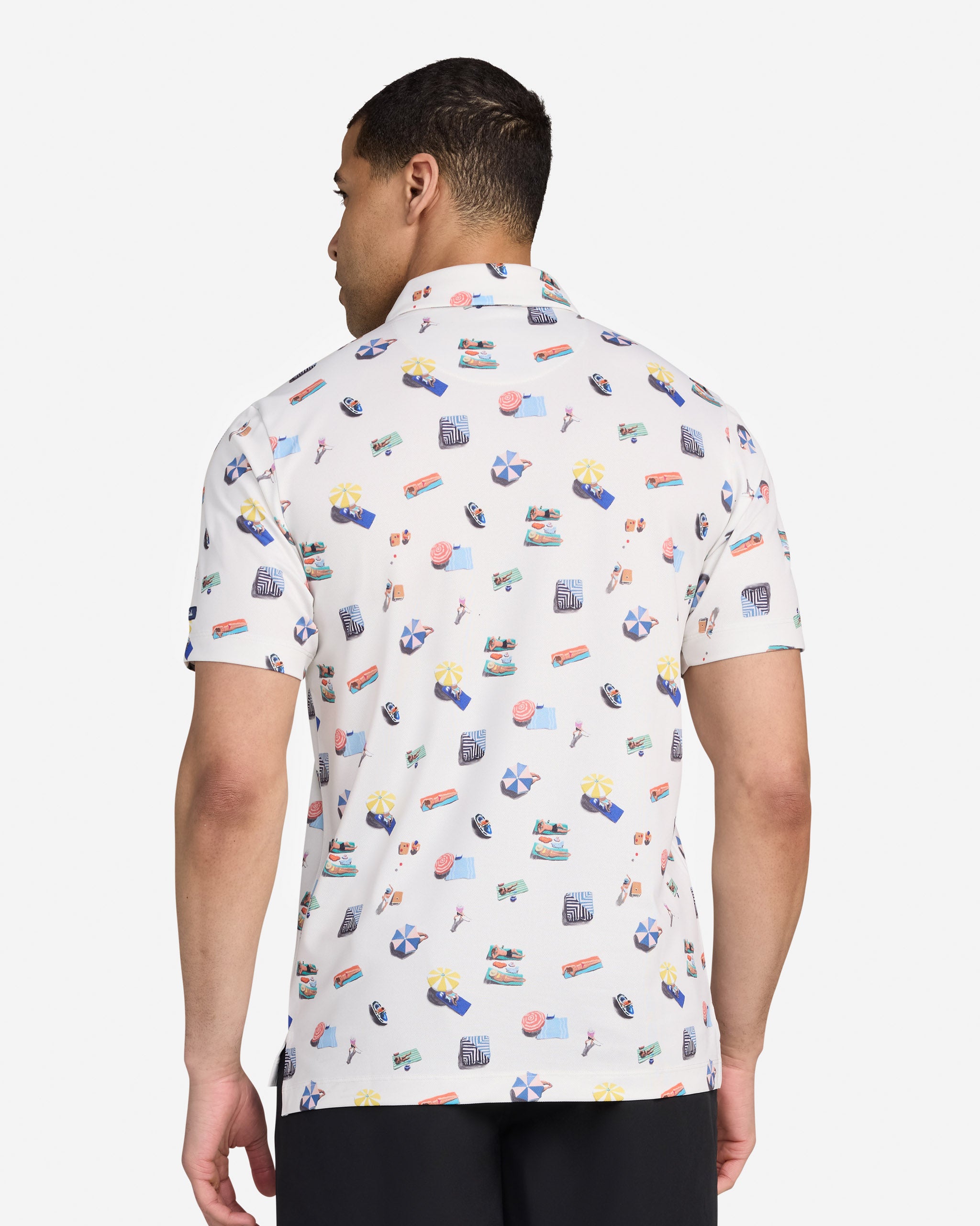 Under The Sun-Men's Polo-Bad Birdie