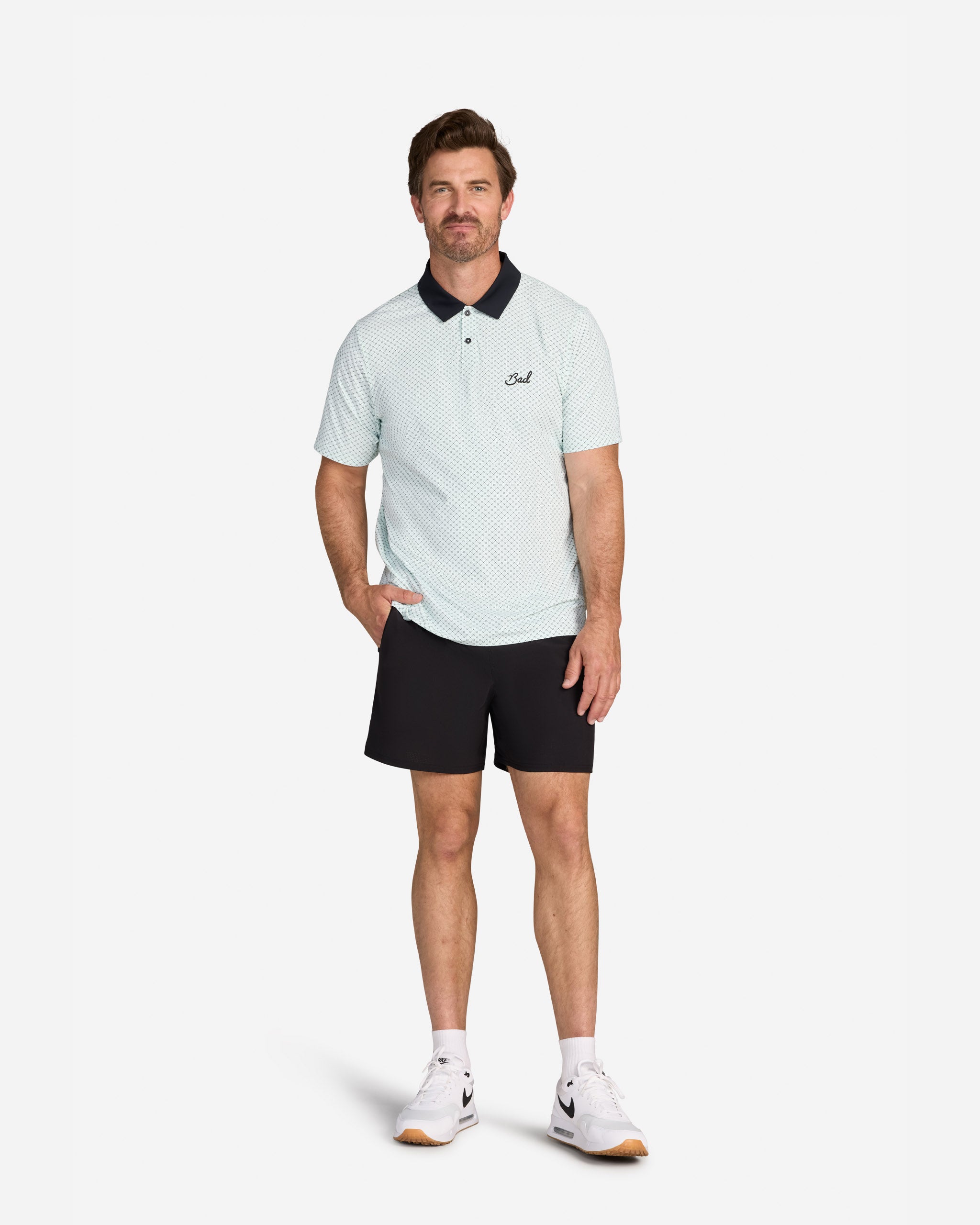 Vapor Cooling Polo - Multiplier Mint Julep-Men's Polo-Bad Birdie