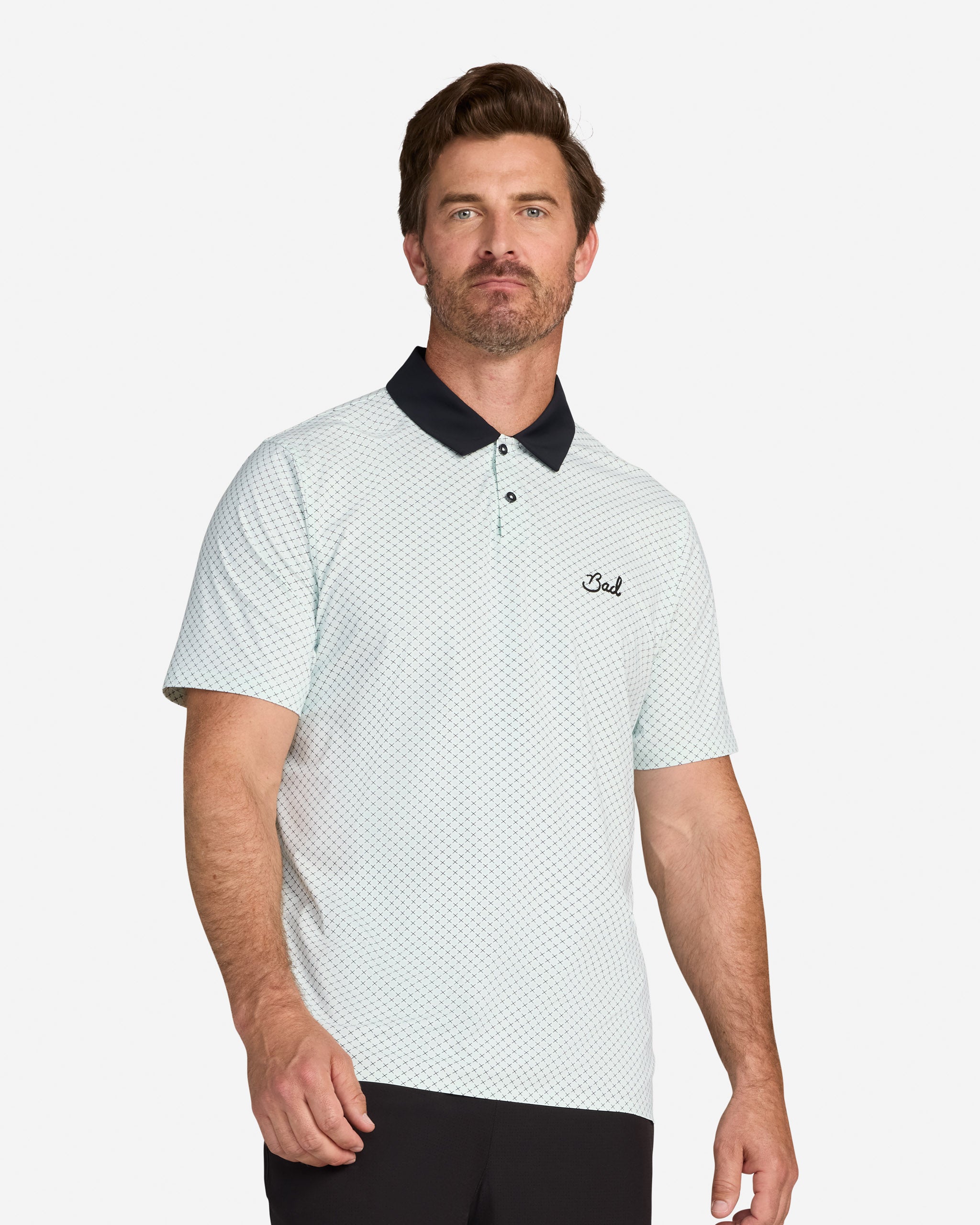 Vapor Cooling Polo - Multiplier Mint Julep-Men's Polo-Bad Birdie