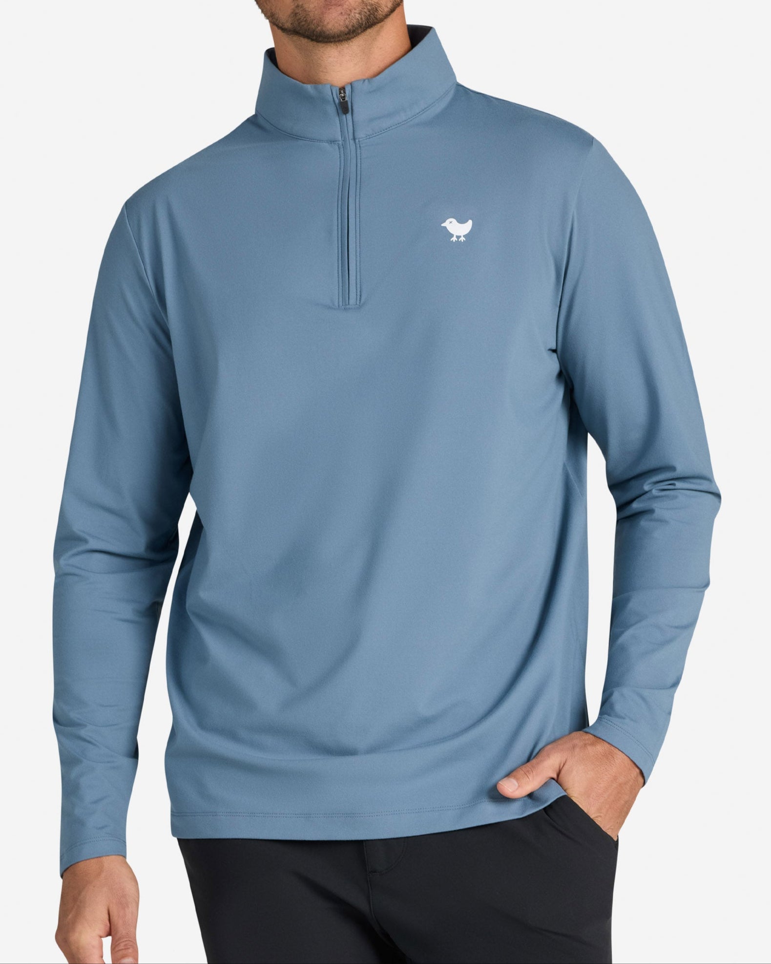 Velocity Quarterzip - Blue Mirage