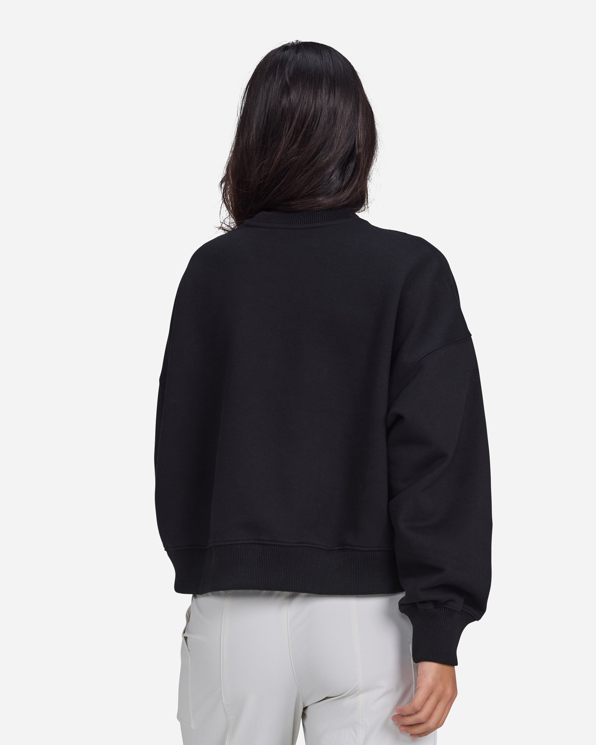 Script Fleece Crewneck-Women's Sweatshirt-Bad Birdie