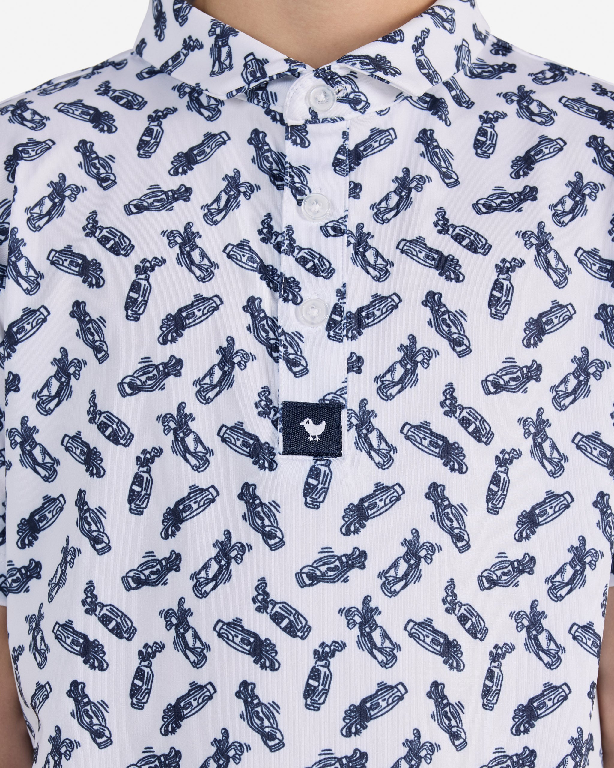 Caddie by Day Youth-Youth Polo-Bad Birdie