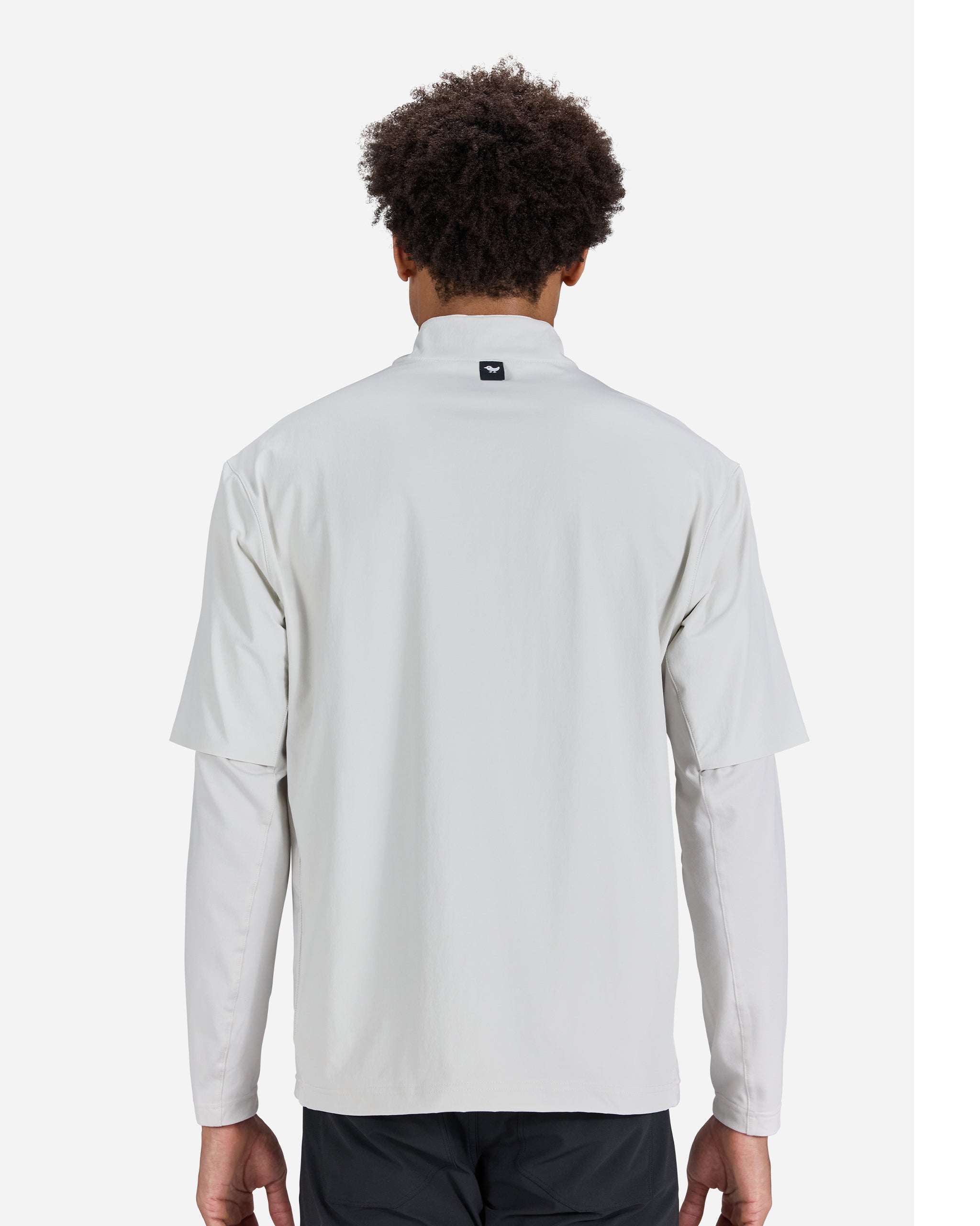 Mechanism Quarterzip - White Onyx