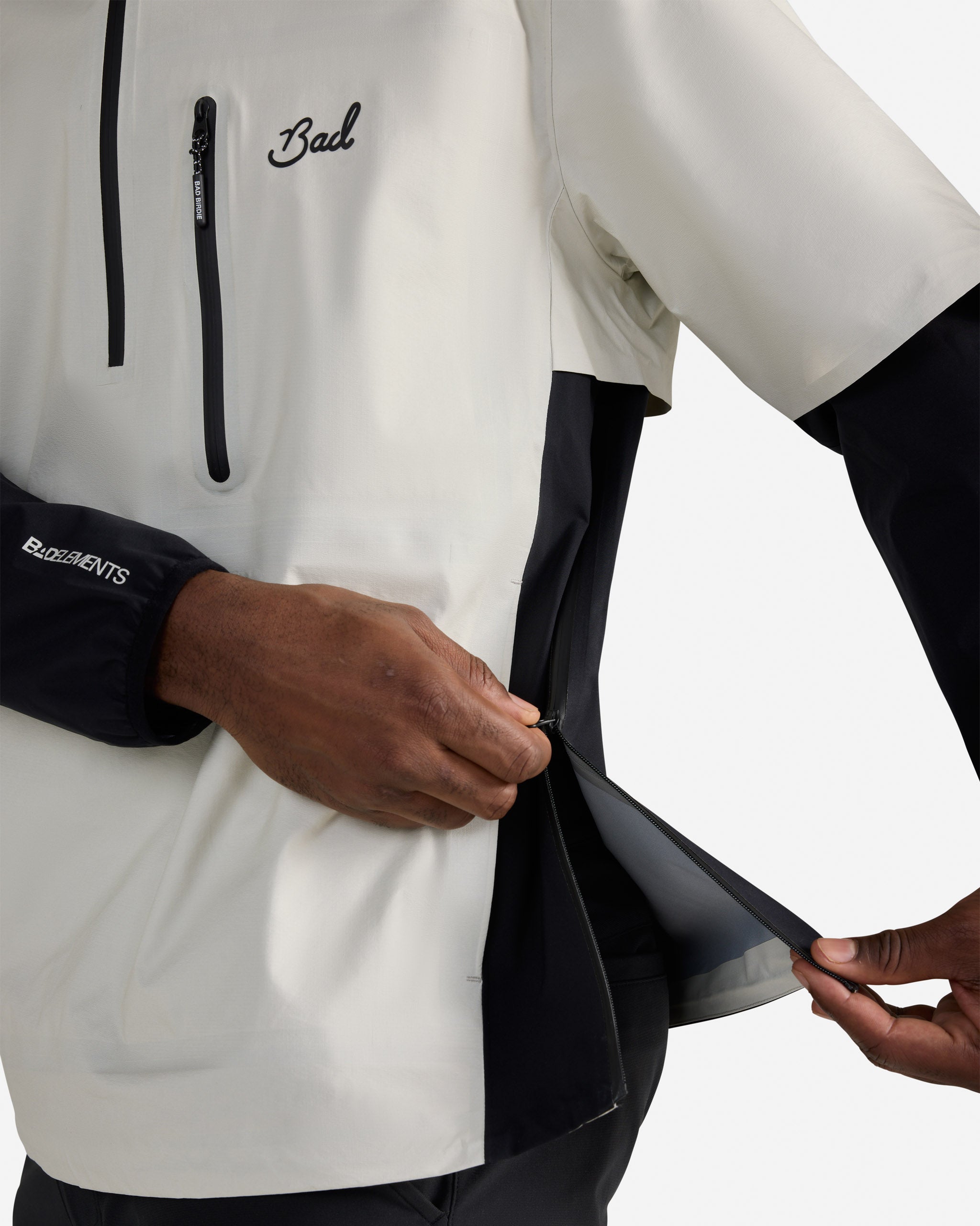 Atmos Rain Anorak - White Onyx