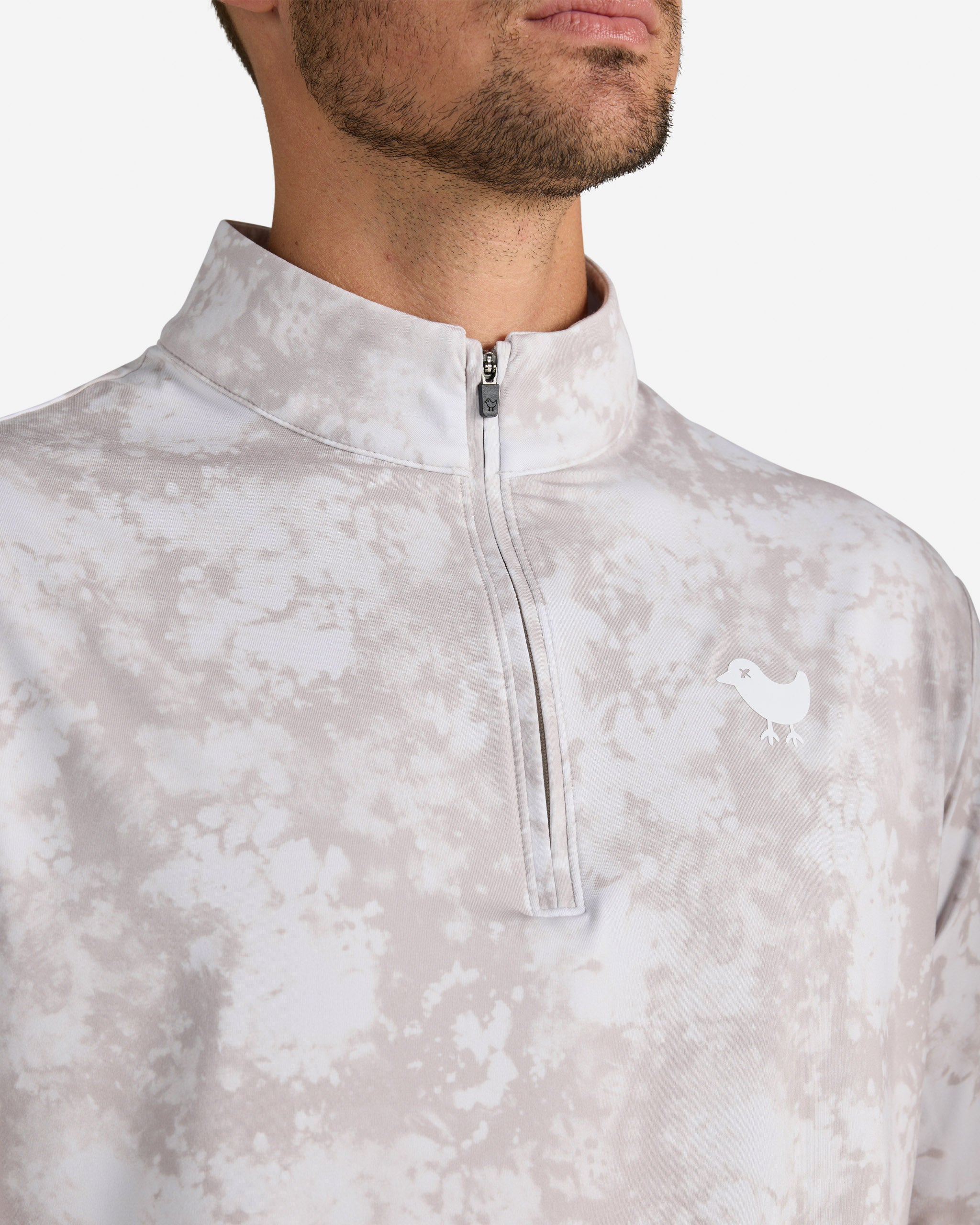 Velocity Quarterzip - Sandy Swipes-Men's Quarterzip-Bad Birdie