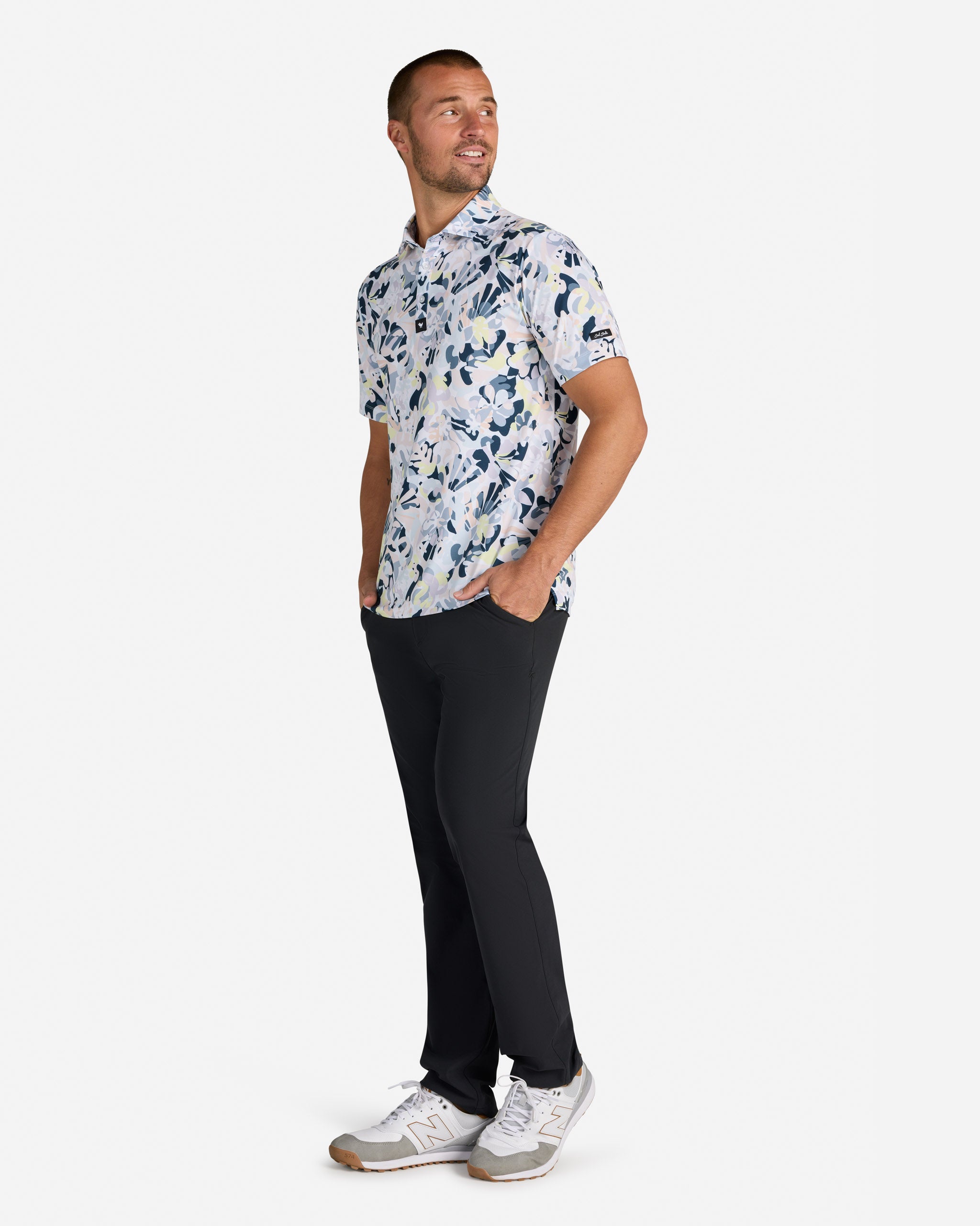 Savannah Swing-Men's Polo-Bad Birdie