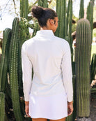 University of Arizona - Women's Quarterzip - White Onyx-Women's Quarterzip-Bad Birdie